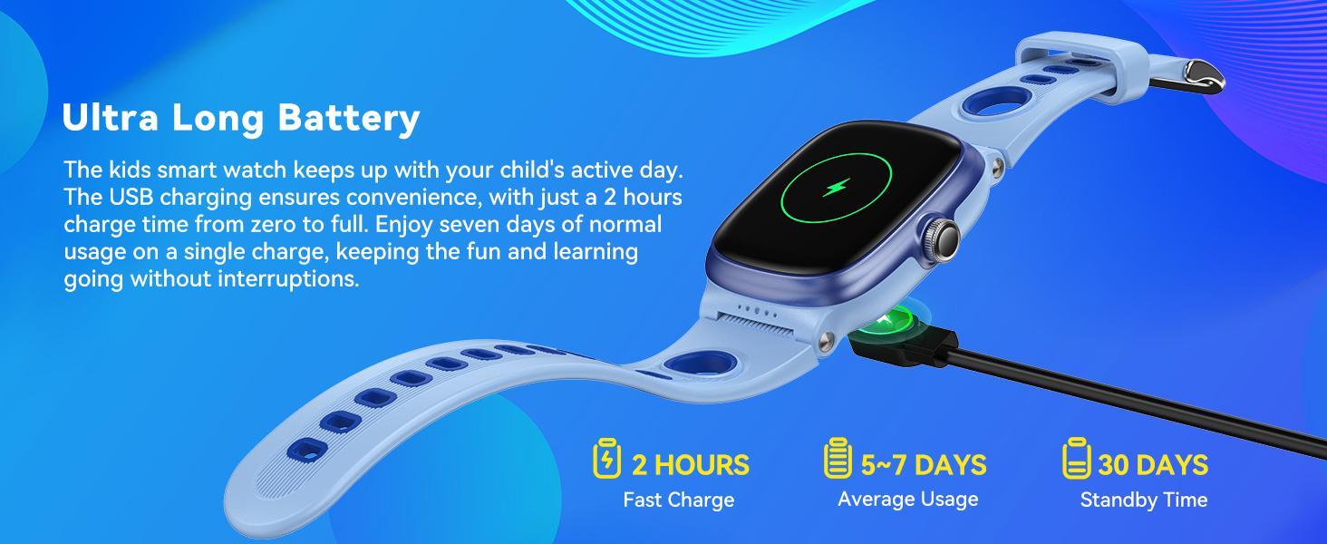K1 Children's Smart Watch Compatible With iPhone And Android
