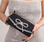 Bow Evening Bag Sparkly Clutch Purses For Women Wedding Glitter Rhinestone Party Prom Purse Dressy Clutch Bags