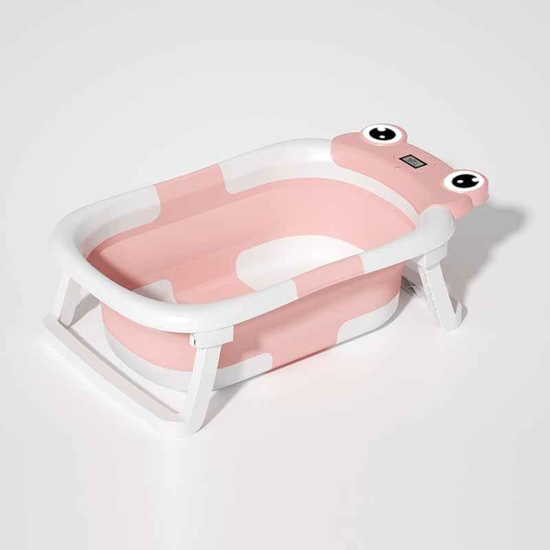 Baby Bathtub Foldable With Cushion And Thermometer Travel Tub Secondary image