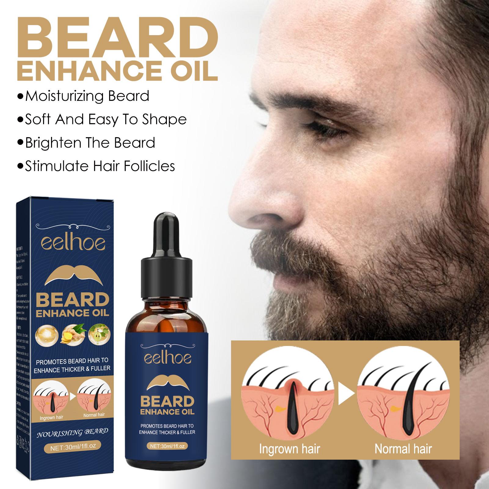 EELHOE Beard Care Oil Strengthen And Nourish Beard Roots Hydration