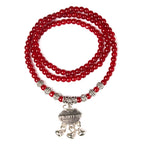 Red Agate Beaded Good Lock Bracelet Amulet For Daily Energy