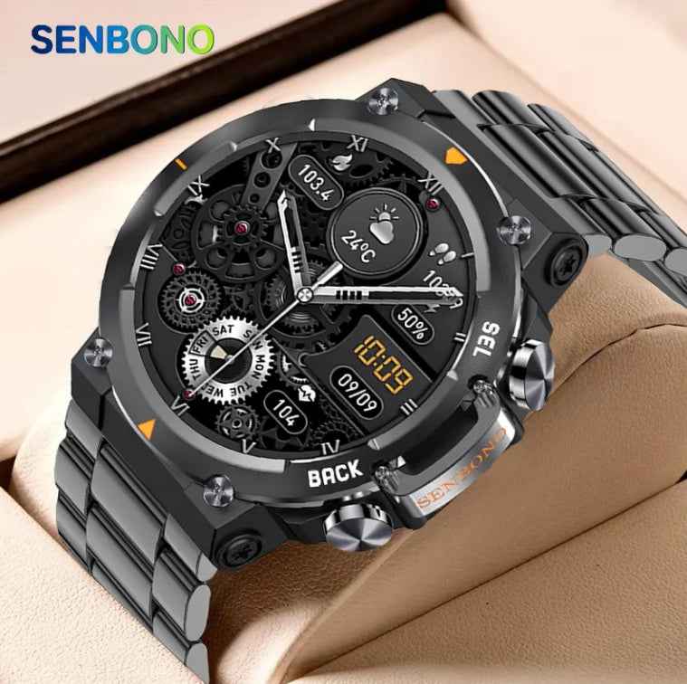 MAX18 Men Smartwatch AMOLED1.43inch Big Screen BT Calls Gesture Control AI Voice Sports Smart Watch Men Main image