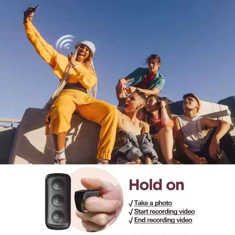 Smart BT Remote Ring - Compact Bluetooth Control