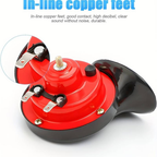 2PC 12V 300DB Super Loud Train Air Horn Waterproof Motorcycle Boat