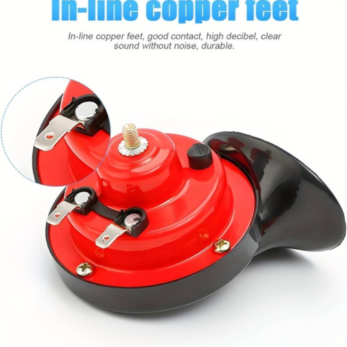 2PC 12V 300DB Super Loud Train Air Horn Waterproof Motorcycle Boat