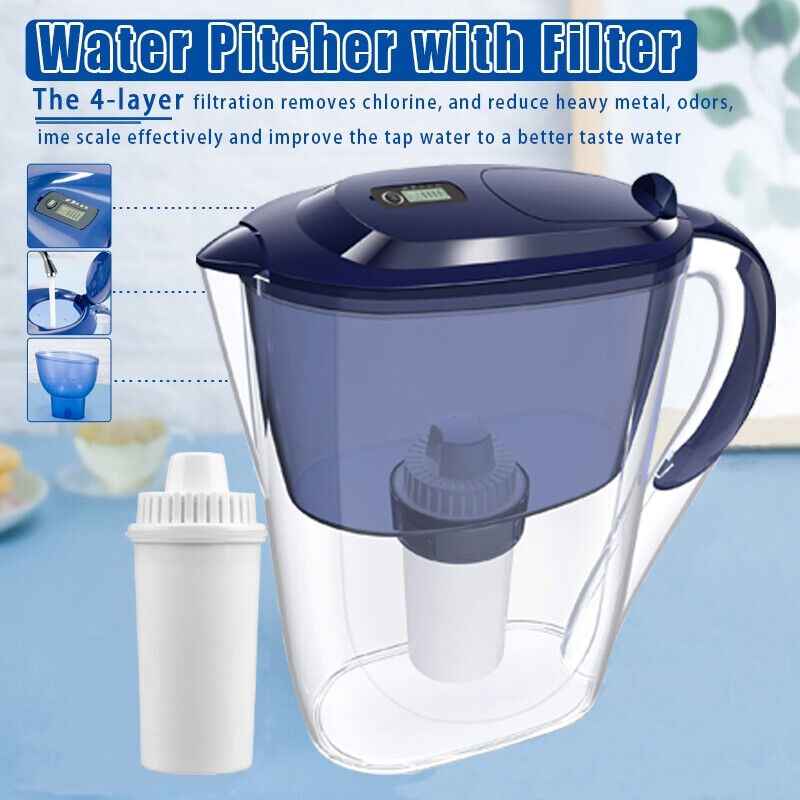 DP06Water Filter Jug Water Pitcher Purifier Cartridge Electronic Indicator 10Cup Main image