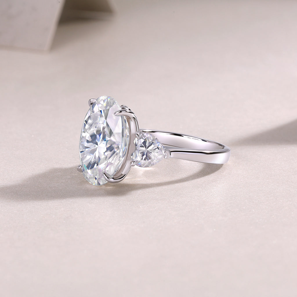 Soul Resonance Moissanite S925 Sterling Silver Jewelry Set Diamond