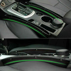 2pcs Car Seat Gap PU Leather Catch Catcher Box Caddy Slit Pocket Storage Organizer