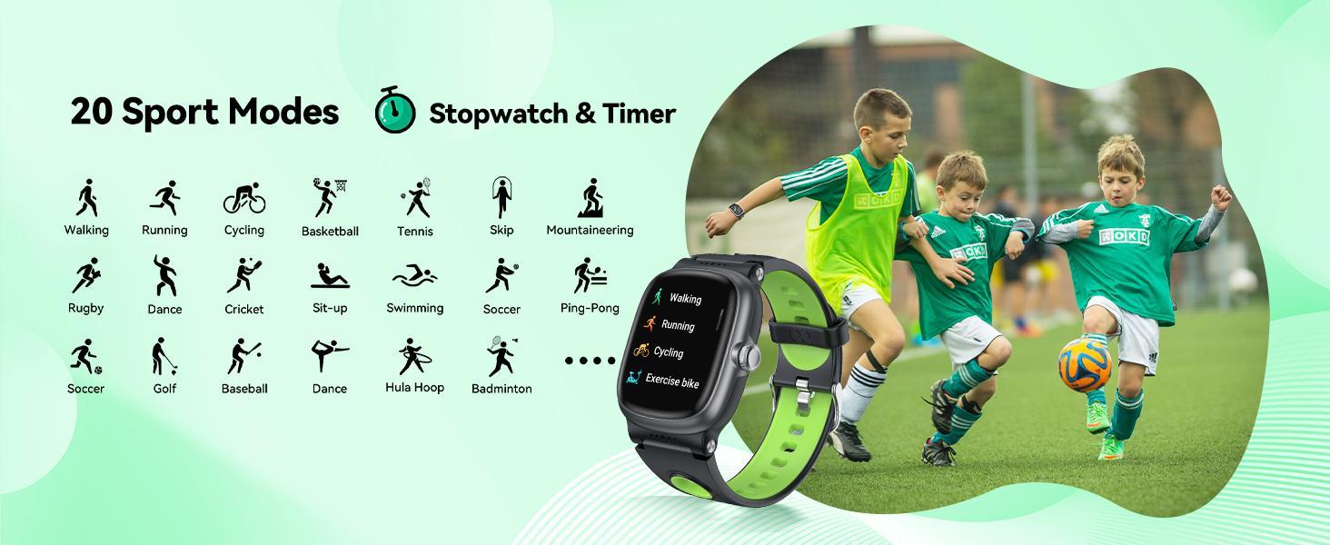 K1 Children's Smart Watch Compatible With iPhone And Android
