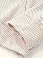 Jacquard Round Neck Hoodie for Men and Women