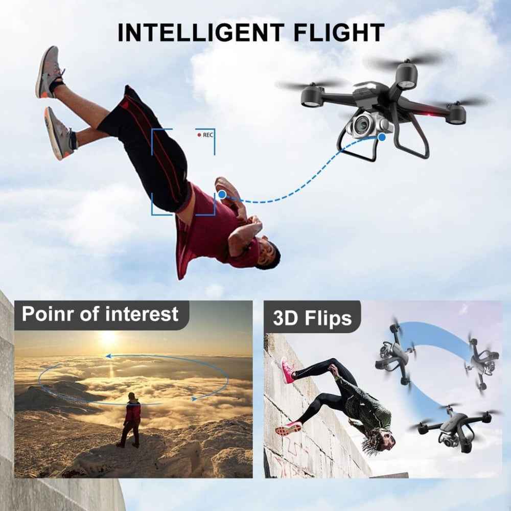 Portable Drone 6K HD Dual Camera FPV Quadcopter for Drone Fly & Drone Show