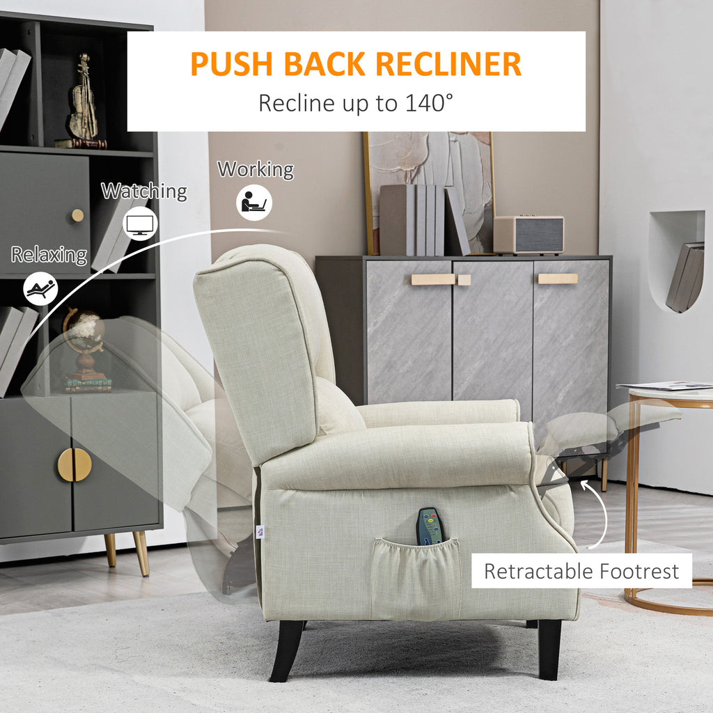 Vibration Massage Recliner Chair for Living Room with Heat At Home