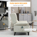 Vibration Massage Recliner Chair for Living Room with Heat At Home