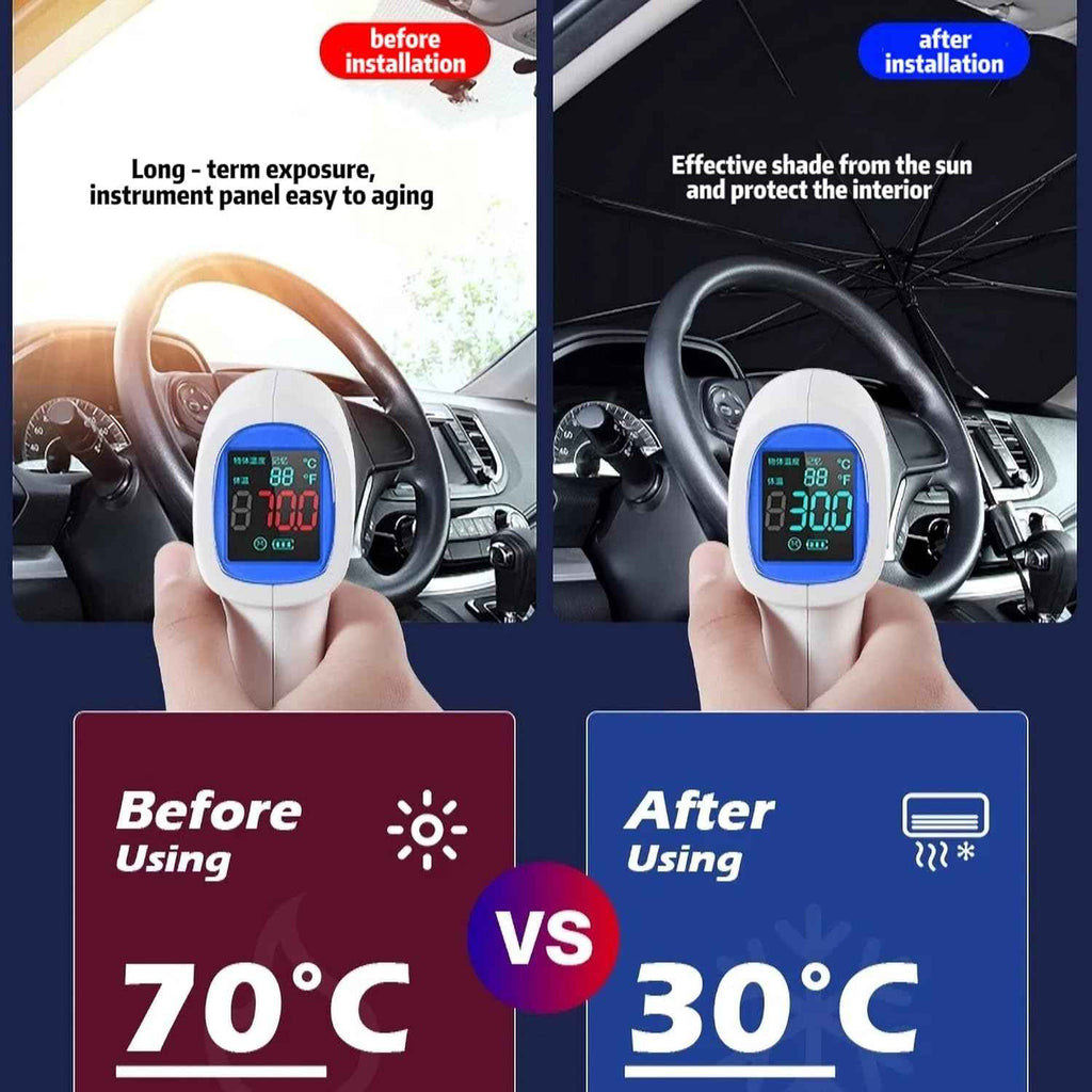 Foldable Reflector Windshields Umbrella Car Windshield Sun Shade UV Rays And Heat Sun Visor Protector