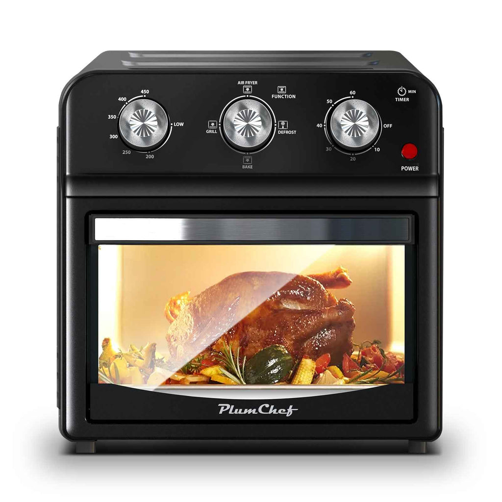 12L Air Fryer with Multifunction Cooking, Healthy Rapid Air Circulation, Removable Non-Stick Basket, Grilling, Baking, Defrosting, Family-Sized Capacity