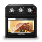 12L Air Fryer with Multifunction Cooking, Healthy Rapid Air Circulation, Removable Non-Stick Basket, Grilling, Baking, Defrosting, Family-Sized Capacity