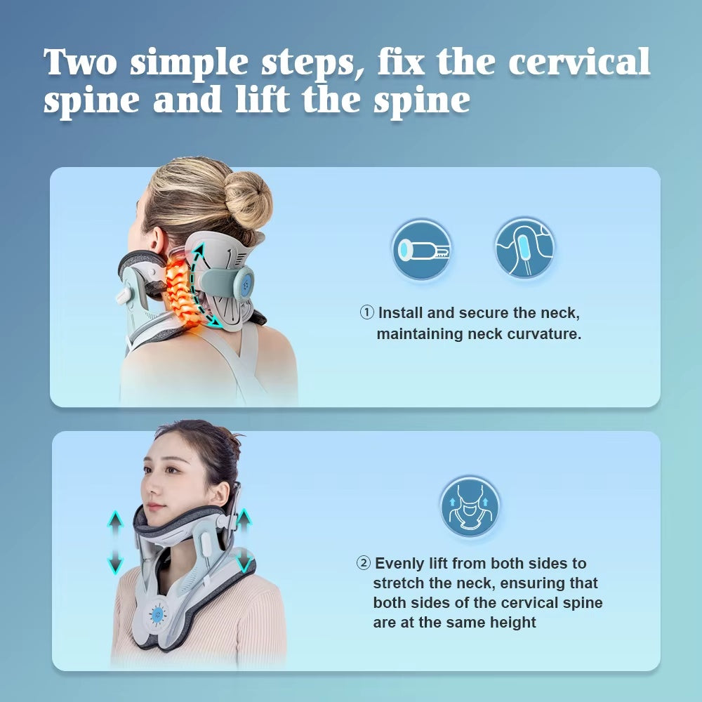 Adjustable Neck and Upper-Back Support Strap for Daily Alignment