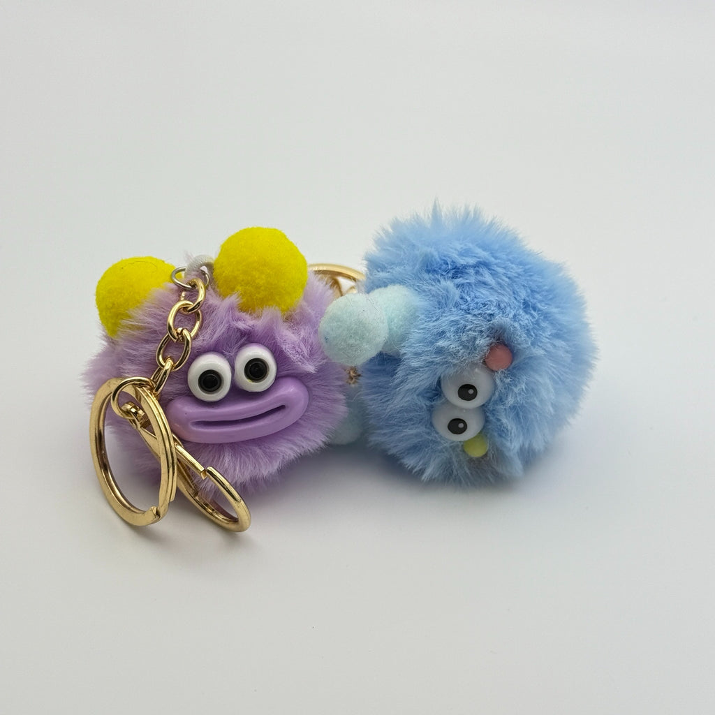Cute Cartoon Plush Keychains Soft Fluffy Charms For Keys And Bags