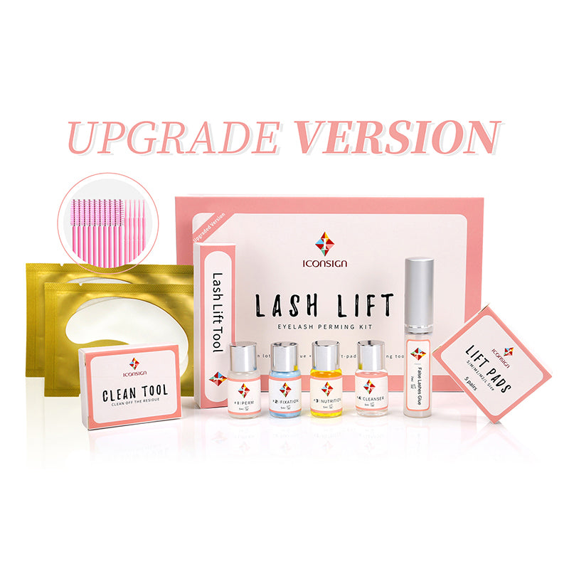 Upgrade Version Lash Lift Kit ICONSIGN Lifting Perm Eyelash Eyes Makeup Tools Fits All Skill Levels