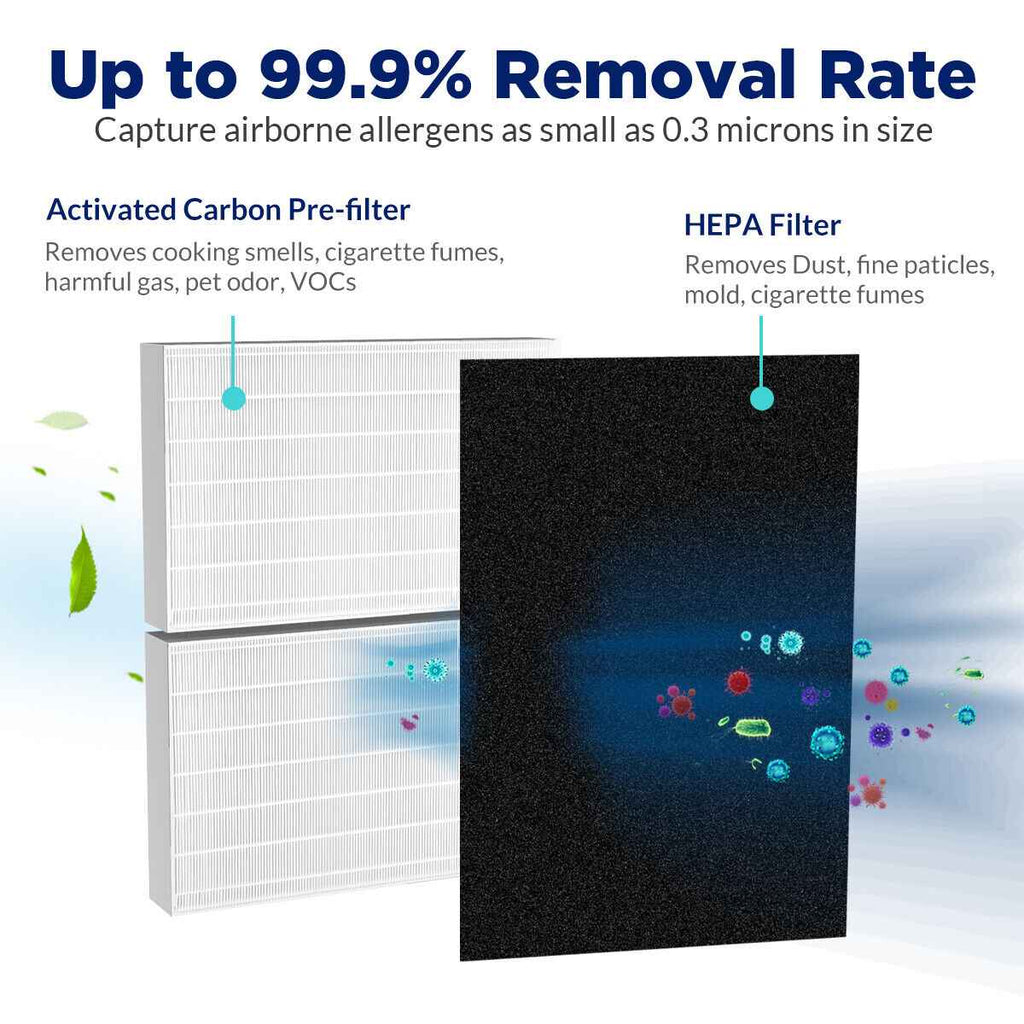 Honeywell HEPA Carbon Filter Replacement for HPA200 HPA250 Air Purifiers