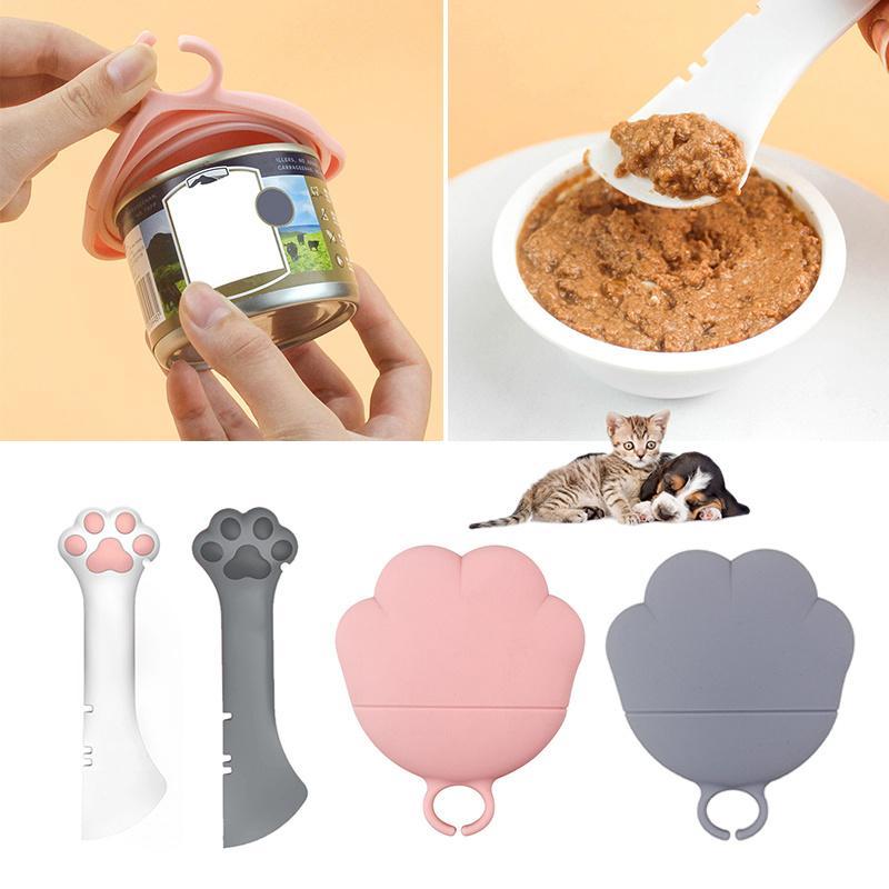 Pet Canned Spoon Jar Opener For Wet And Dry Pet Food Feeding
