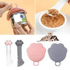Pet Canned Spoon Jar Opener For Wet And Dry Pet Food Feeding