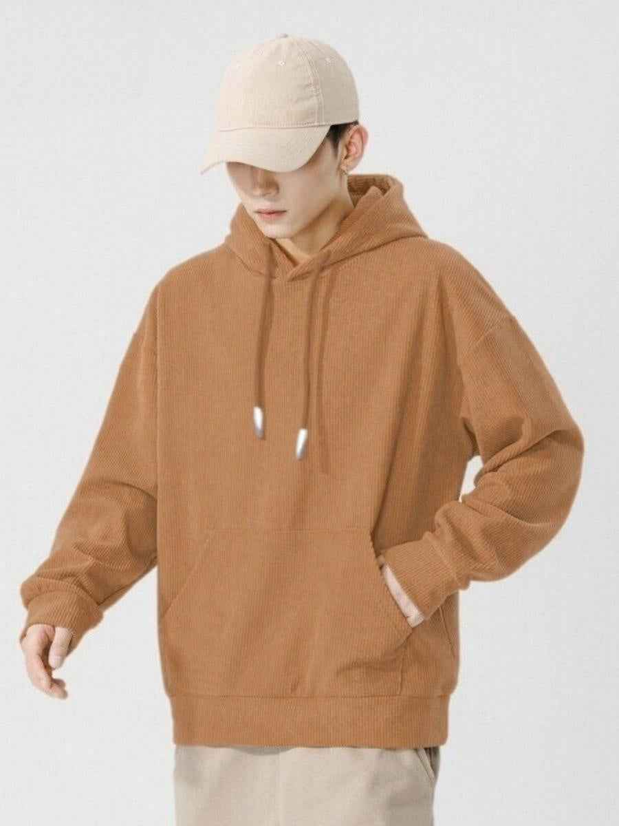 Jacquard Round Neck Hoodie for Men and Women