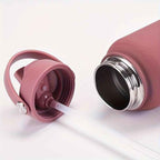 40 Oz Stainless Steel Sports Water Bottle With Straw Insulation, With 3 Lids ,straw Lid, Water Cup Lid,Please Note That This Product Is Shipped By Yourself For The Average Shipping Cost
