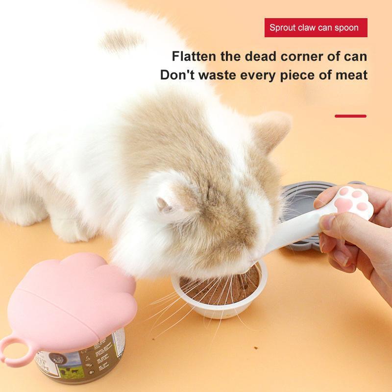 Pet Canned Spoon Jar Opener For Wet And Dry Pet Food Feeding