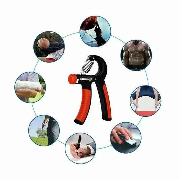 Hand Grip Strength Power Trainer Gripper Strengthener Adjustable Gym Exerciser Main image