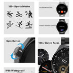 SENBONO V19 Business Men Smart Watch Answer Call Heart Rate