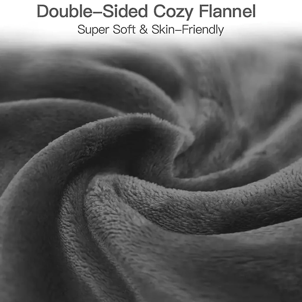 Heated Blanket Queen Size With Dual Zone Control - 10 Heat Settings Electric Throw Blanket With Automatic Shut Off Timer, Machine Washable Soft Flannel