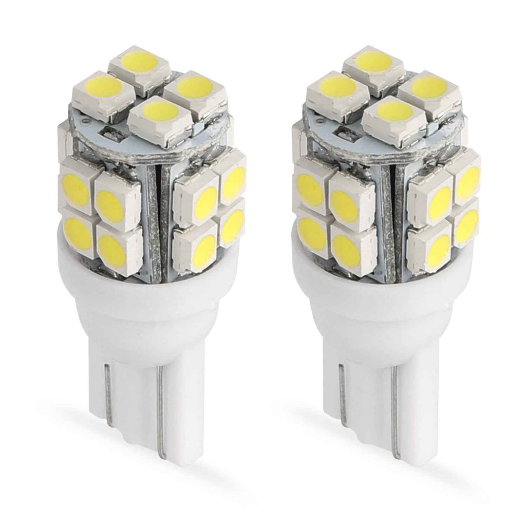 10PCS T10 LED Light Bulbs 6000K White Interior & License Lights