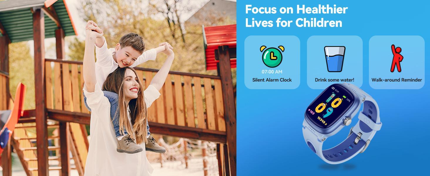 K1 Children's Smart Watch Compatible With iPhone And Android