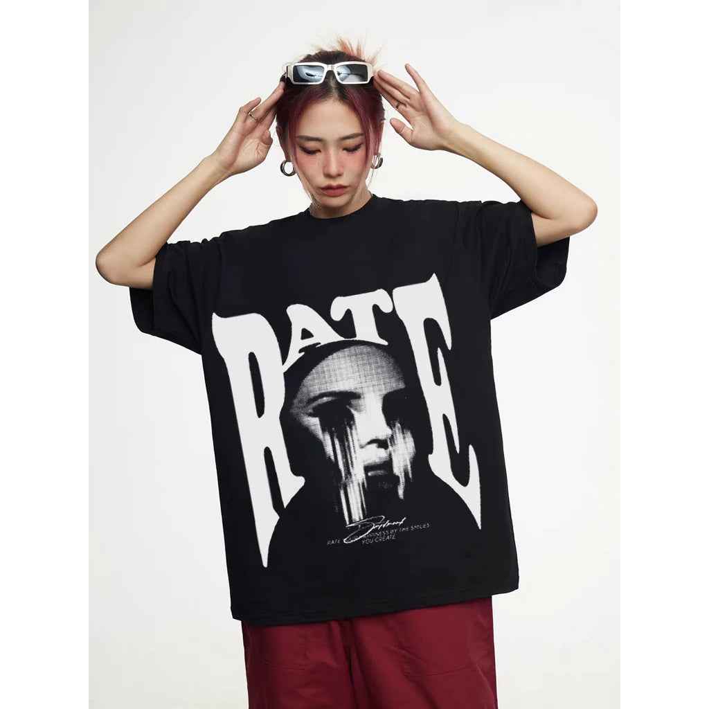 Summer New Printed T-shirt - Customizable Pattern