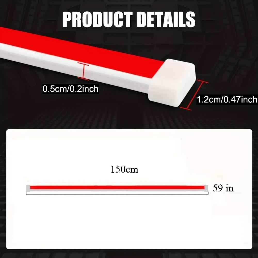 Upgrade Your Vehicle: Universal 12V 10W Start-Scan LED Hood Light – 59in White Dynamic Daytime Running DRL Strip