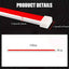 Upgrade Your Vehicle: Universal 12V 10W Start-Scan LED Hood Light – 59in White Dynamic Daytime Running DRL Strip