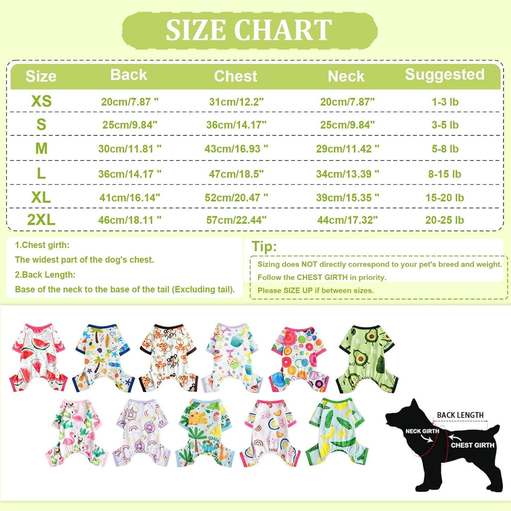 Dog Pajamas Pjs Spring Summer Dog Clothes For Small Dogs Girl Boy
