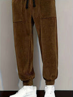 Casual Pants, Trendy And Fashionable Casual Pants, Men's Pants, Men's Pants, Long Pants, Straight Pants, Corduroy Casual Pants, Tight-fitting Casual Pants, Anti-wrinkle Casual Pants, 9-inch Pants, Men