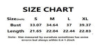 Size chart for Women's Solid Color Sequin Sleeveless Top, V-Neck Sparkling Party Blouse For Casual And Evening Wear.