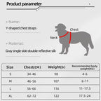 Pet Harness With LeashSet Adjustable No Pull Reflective Walking