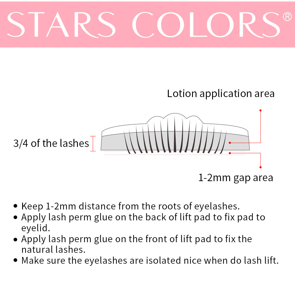 10 Pairs Sachet Lifting Lotion Lashes Lift Set Make Up Tools Kit