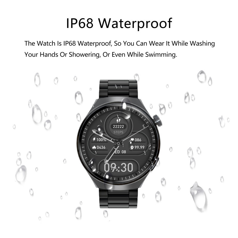 SENBONO V19 Business Men Smart Watch Answer Call Heart Rate