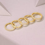 Gold Ring - A Fashionable Men's And Women's Ring And Jewelry Piece Set