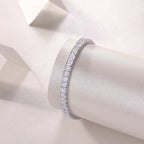 Time Tunnel Luxury Fashion Mosan Diamond S925 Silver Necklace