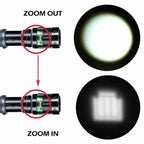 Super-Bright 90000LM LED Searchlight Handheld Spotlight Flashlight Rechargeable