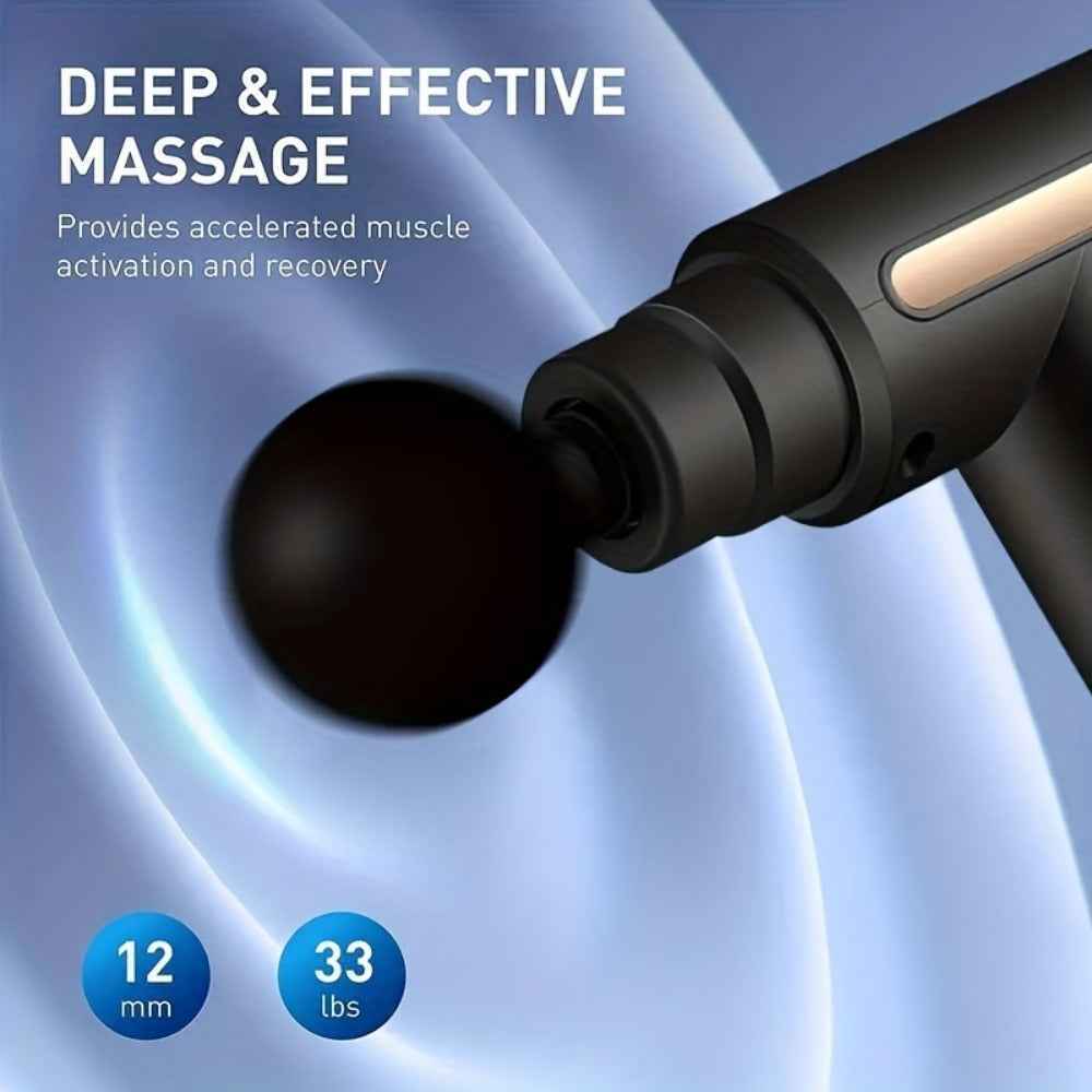 Random Color Fascia Gun Portable USB Rechargeable Massager For Muscle Secondary image