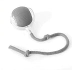Self-Playing Rolling Cat Ball with a leash for interactive play and exercise for cats.