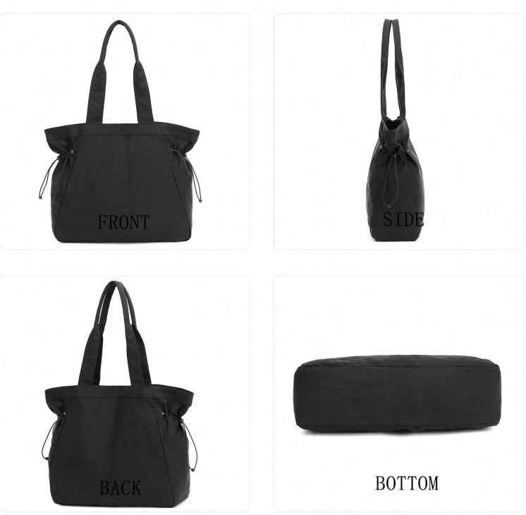 18L Side-Cinch Shopper Bags Lightweight Shoulder Bag Tote Handbag For Shopping Workout Beach Travel
