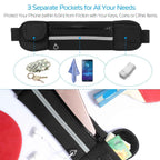 1Pc Sports Waist Bag Running Belt Pack Waterproof Adjustable Waist Pouch